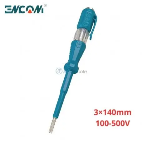 مفك اختبار مسطح (-) 100-500 فولط 3×140